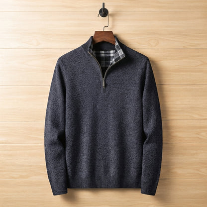 FLEECE LINED SWEATER