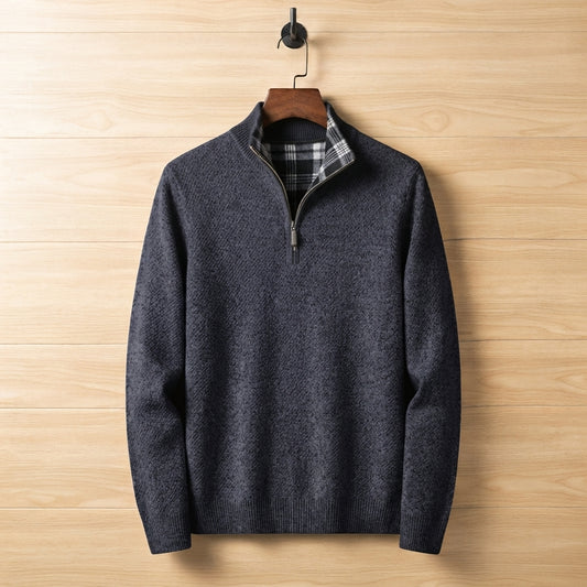 FLEECE LINED SWEATER