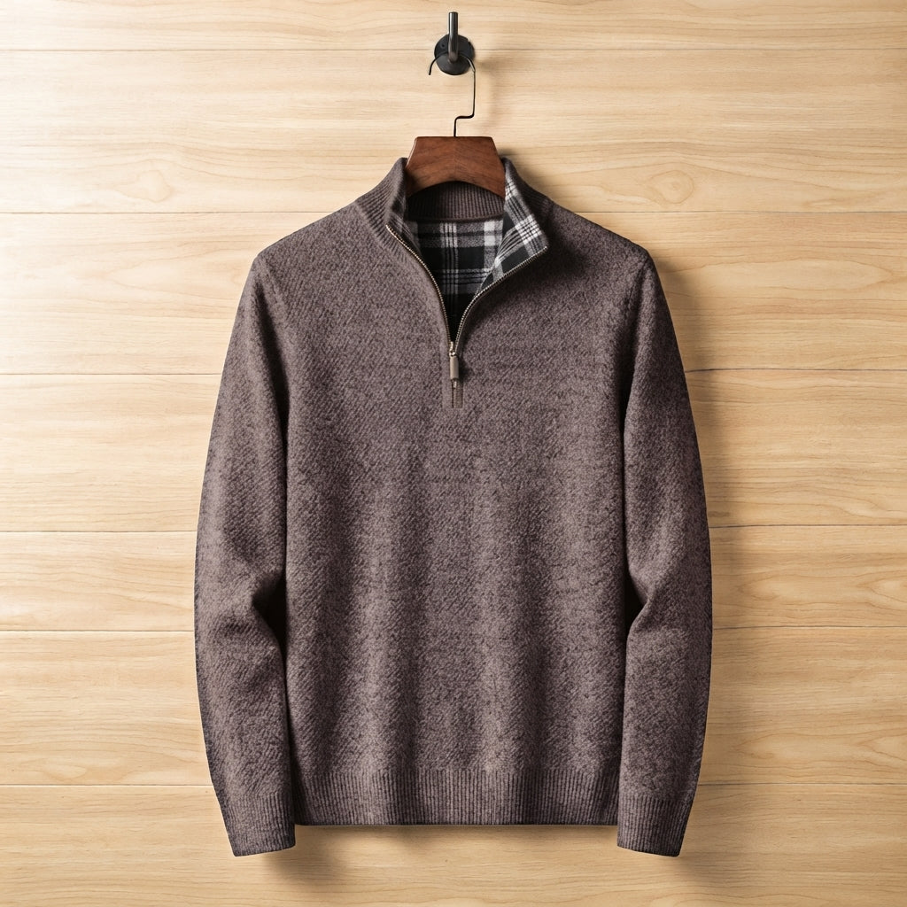 FLEECE LINED SWEATER