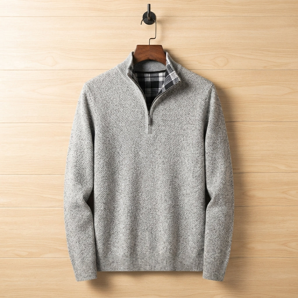 FLEECE LINED SWEATER