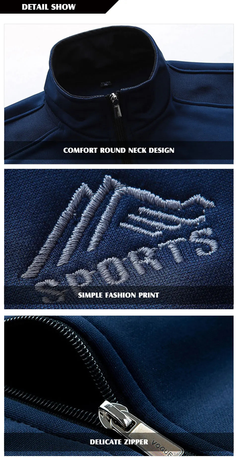 Tracksuits Men Polyester Sweatshirt Sporting Fleece 2021 Gyms Spring Jacket + Pants Casual Men's Track Suit Sportswear Fitness