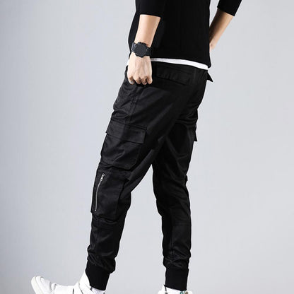2022 Men Cargo Pants Hip Hop Harem Joggers Pants Male Trousers Mens Multi-pocket Cargo Pants Skinny Fit Sweatpant pantalones