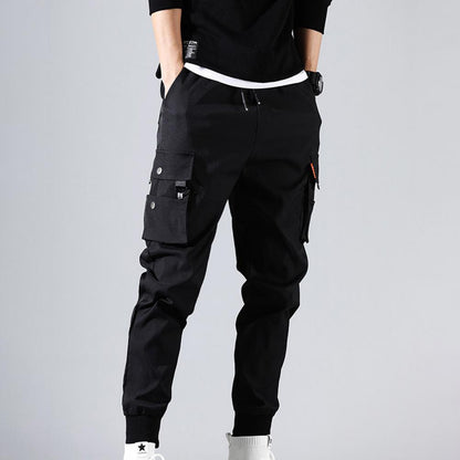 2022 Men Cargo Pants Hip Hop Harem Joggers Pants Male Trousers Mens Multi-pocket Cargo Pants Skinny Fit Sweatpant pantalones