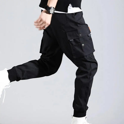 2022 Men Cargo Pants Hip Hop Harem Joggers Pants Male Trousers Mens Multi-pocket Cargo Pants Skinny Fit Sweatpant pantalones
