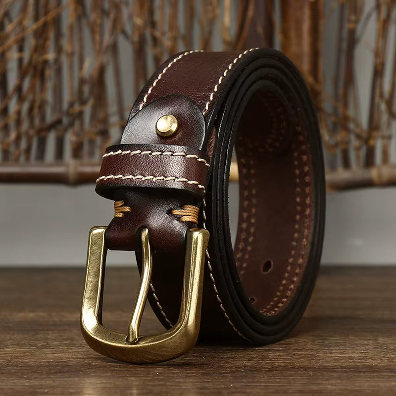 HANDCRAFTED BRASS BUCKLE BELT