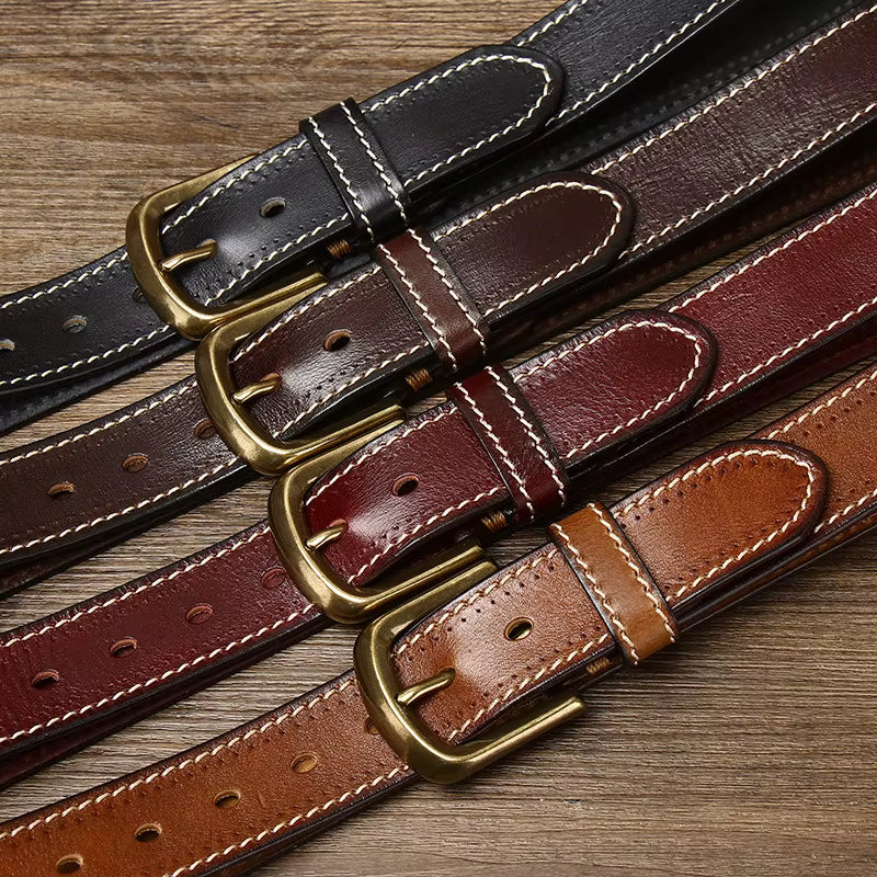 HANDCRAFTED BRASS BUCKLE BELT