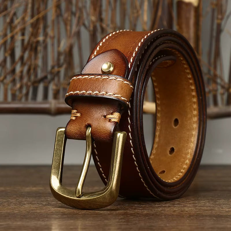 HANDCRAFTED BRASS BUCKLE BELT