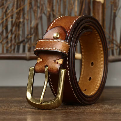 HANDCRAFTED BRASS BUCKLE BELT