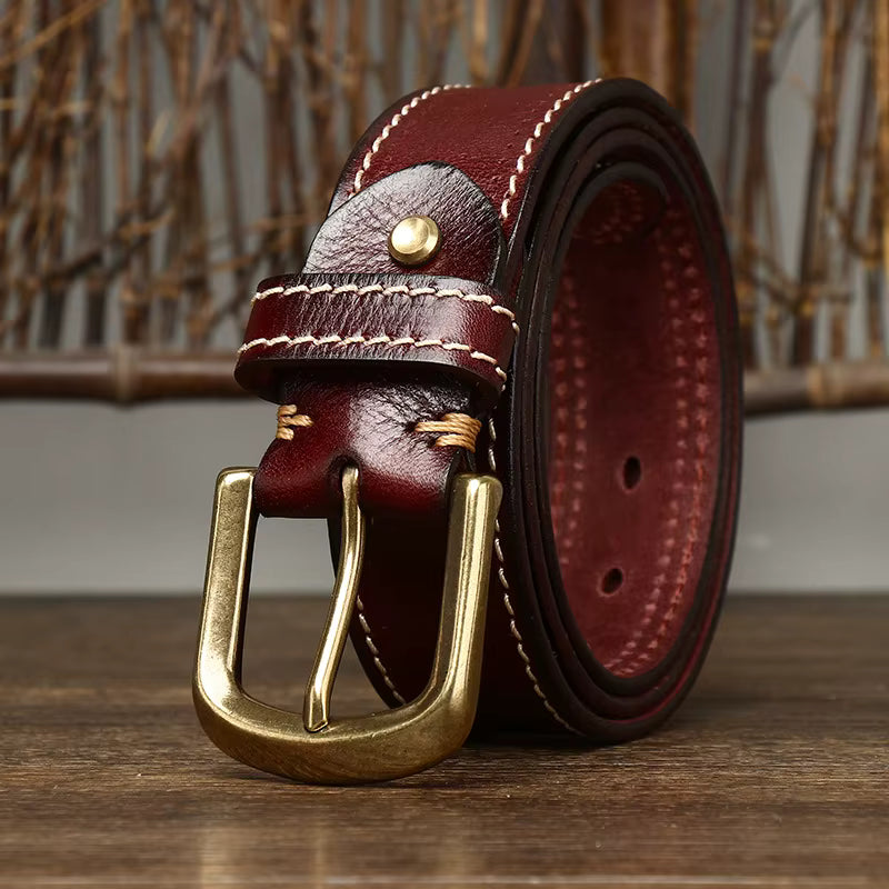 HANDCRAFTED BRASS BUCKLE BELT
