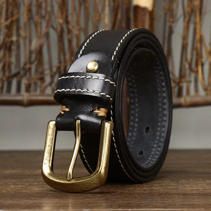 HANDCRAFTED BRASS BUCKLE BELT