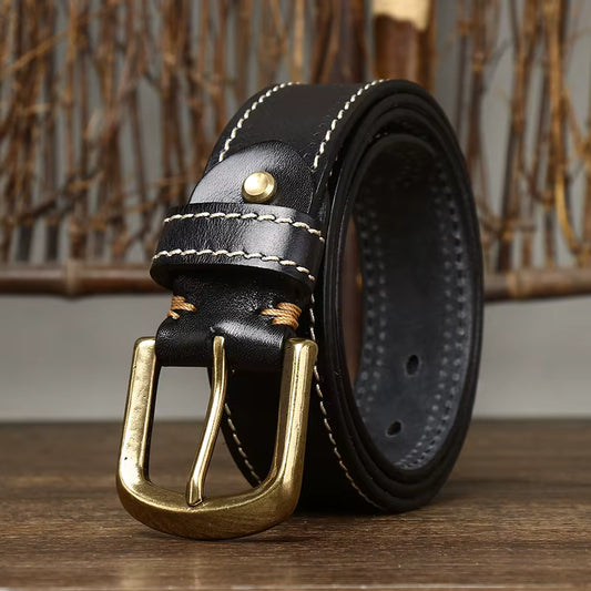 HANDCRAFTED BRASS BUCKLE BELT