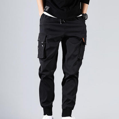 2022 Men Cargo Pants Hip Hop Harem Joggers Pants Male Trousers Mens Multi-pocket Cargo Pants Skinny Fit Sweatpant pantalones