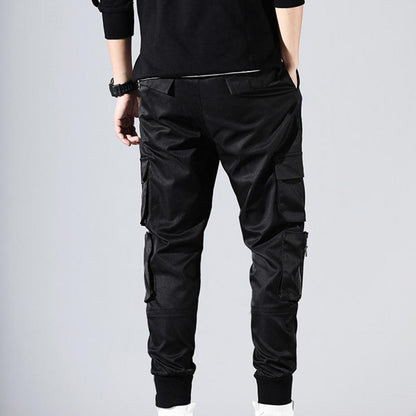 2022 Men Cargo Pants Hip Hop Harem Joggers Pants Male Trousers Mens Multi-pocket Cargo Pants Skinny Fit Sweatpant pantalones