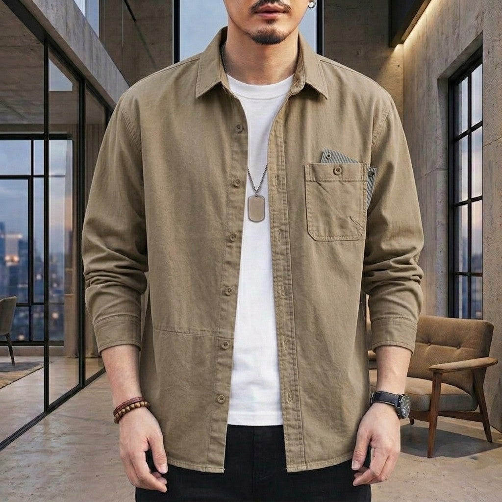 SOFT COTTON LOOSE FIT SHIRT