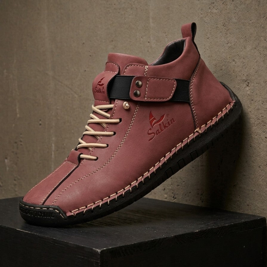 LACE-UP TRAIL SNEAKERS