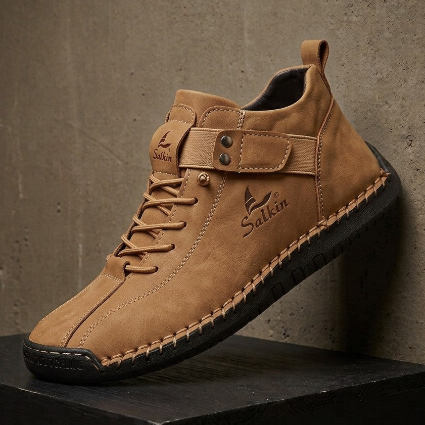 LACE-UP TRAIL SNEAKERS