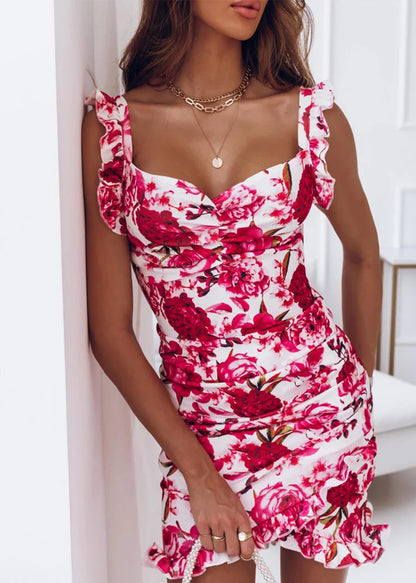 Fashion Personality Summer Floral Dress Women