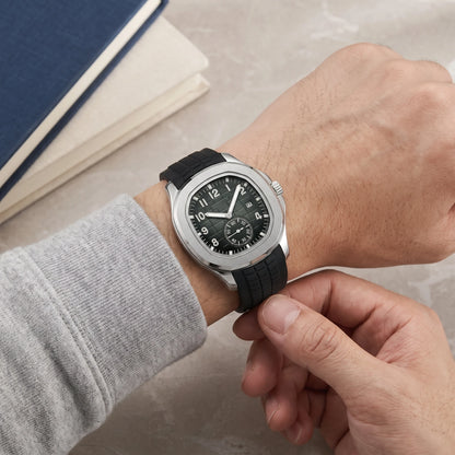 Sport watch worn on a wrist