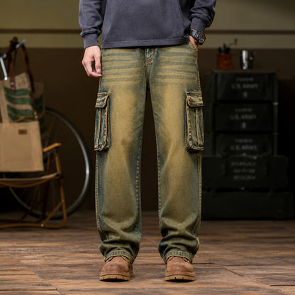 RELAXED CARGO JEANS