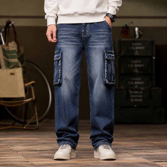 RELAXED CARGO JEANS
