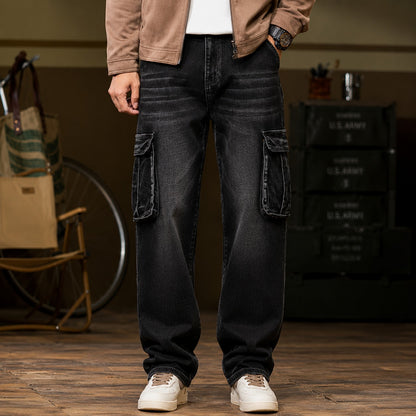 RELAXED CARGO JEANS