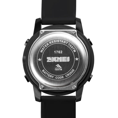 SKMEI 1762 Mens Digital Movement LED Light Countdown Wristwatch Clock relogio masculino 10Bar Waterproof Swimming Sport Watches