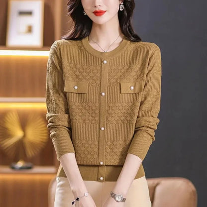 2023 Women Sweaters Autumn Winter Long Sleeve Pullovers Knitwears Warm Pullovers Korean Fashion Bottoming Shirts Slim Fit Jumper