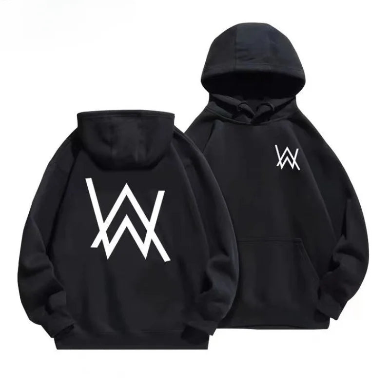 Alan Walker Hooded Sweater Electric Sound Men's Printing Coat Clothes Men's Loose Comfortable Top
