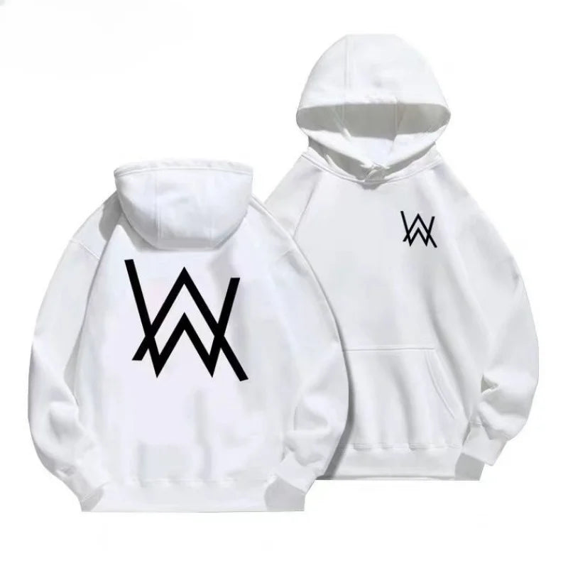 Alan Walker Hooded Sweater Electric Sound Men's Printing Coat Clothes Men's Loose Comfortable Top