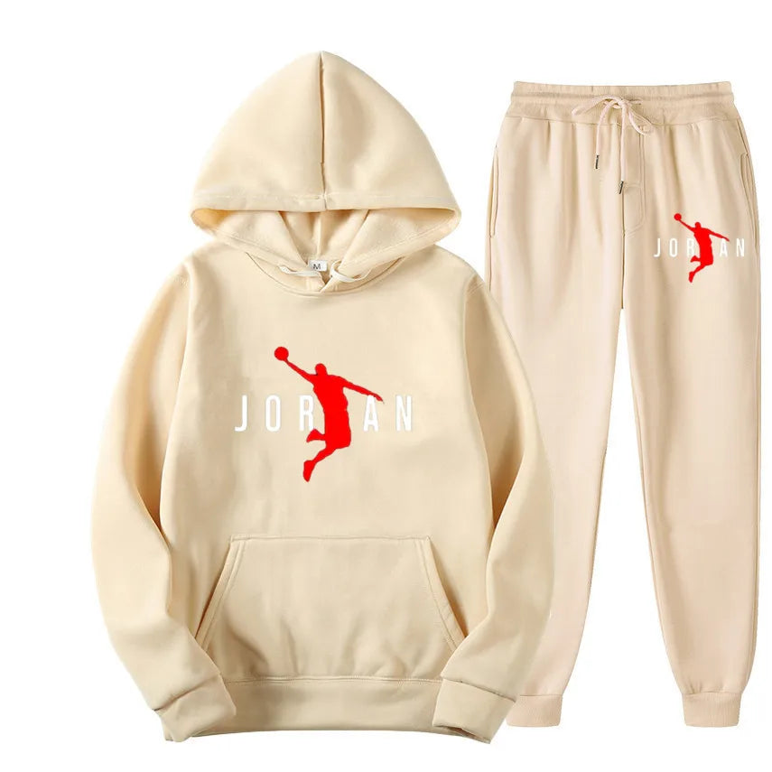 Basic Fleece Hoodies And Sweat Pants Set Men Jogger Set Wholesale Track Suit Sportswear Tracksuits Unisex Ensemble Jogging Homme