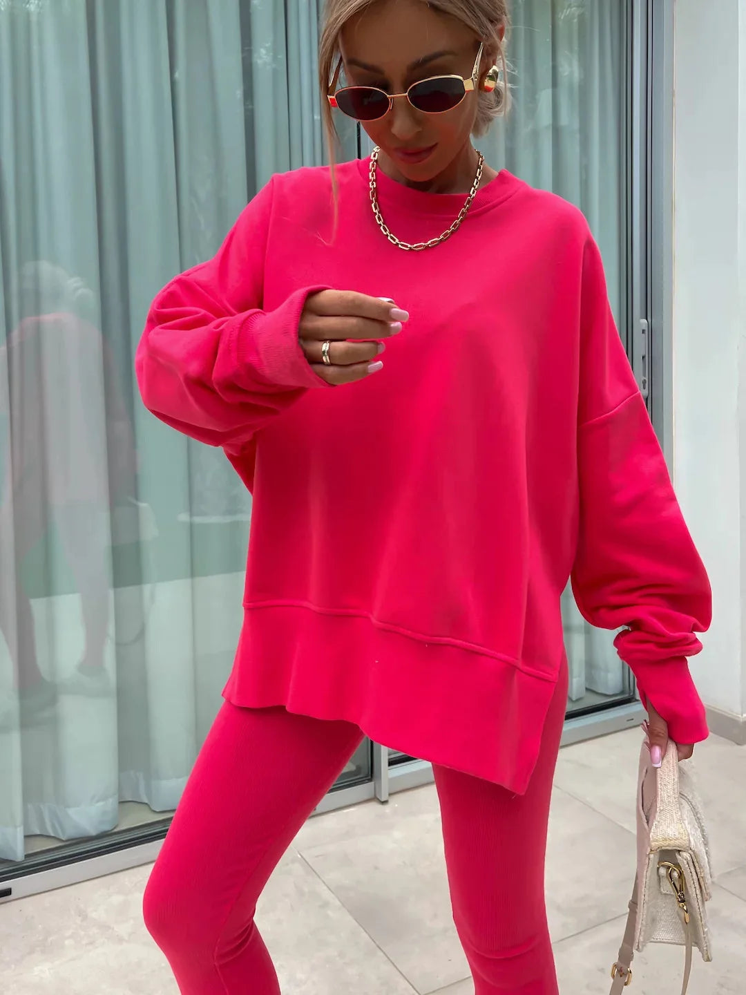 Autumn Tight Trousers Hoodie Women Suit Fashion Casual Tracksuit 2 Piece Set Female Sweatshirt Pullover Jogger Sweatpants Outfit