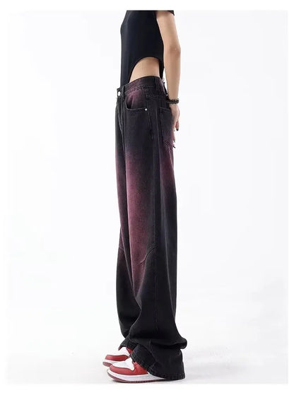 Autumn Jeans Women's Fashion Literary Trend Loose Washed Youth Fashion High Street Harajuku Women's Jeans