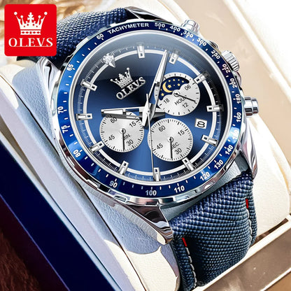 OLEVS Original Brand Men's Watches High Quality Stainless steel Waterproof Luminous Sports Date Watch for Man Reloj Hombre