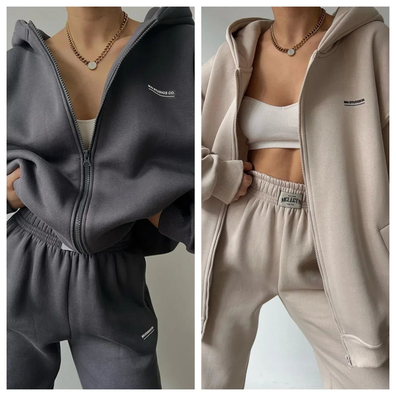 CloudEase Oversized Lounge Two-Piece Solid Set