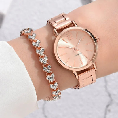5/2/1pcs Set Luxury Women Bracelet Quartz Watches For Women Bracelet Watch Ladies Watch Bracelet Set Relogio Feminino