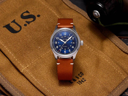 Baltany Calendar Field Wristwatches 32mm S2049 NH35 Sapphire Crystal Luminous 10ATM Stainless Steel Automatic Mechanical Watches