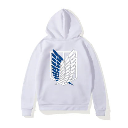 Anime Attack on Titan Printed Women Hoodies Fleece Hip Hop Casual Pullover 90s Tracksuit Unisex Streetwear Woman Hoody Clothes