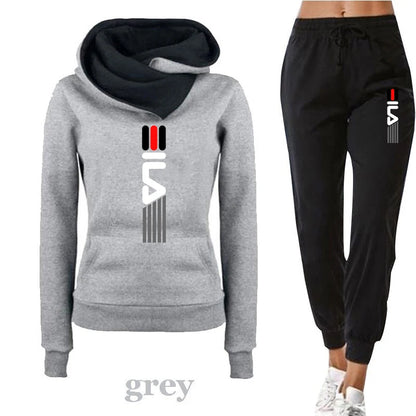 Spring And Autumn Women Hoodie Tracksuit 2 Piece Set Sweatshirt Set Casual Tops Sports Long Pants Female Plus Size Vetement