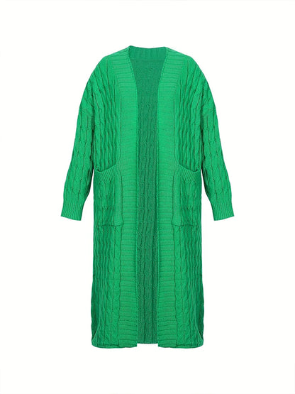 CozyFall Long Knit Cardigan