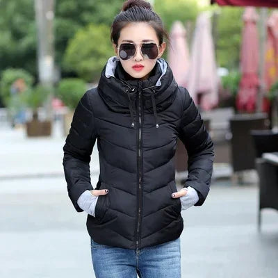 Cheap wholesale 2018 new winter  Hot selling women's fashion casual warm jacket female bisic coats T1192