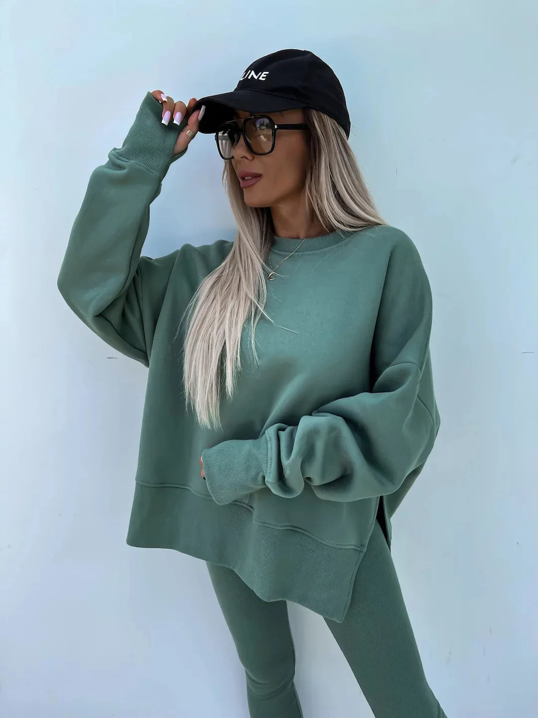 Autumn Tight Trousers Hoodie Women Suit Fashion Casual Tracksuit 2 Piece Set Female Sweatshirt Pullover Jogger Sweatpants Outfit