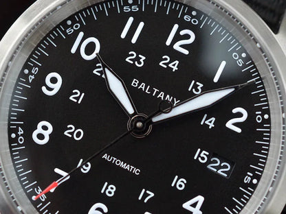Baltany Calendar Field Wristwatches 32mm S2049 NH35 Sapphire Crystal Luminous 10ATM Stainless Steel Automatic Mechanical Watches
