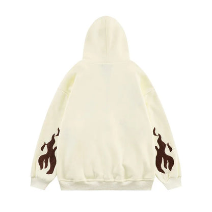Gothic Embroidery Unisex Hoodies