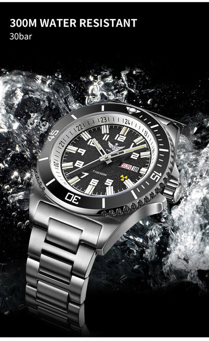 Yelang V1031 Luxury Men Brand Watch 44mm Diver Water Watches Japan 8205 Automatic Mechanical movement Luminous 300M Waterproof