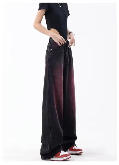 Autumn Jeans Women's Fashion Literary Trend Loose Washed Youth Fashion High Street Harajuku Women's Jeans