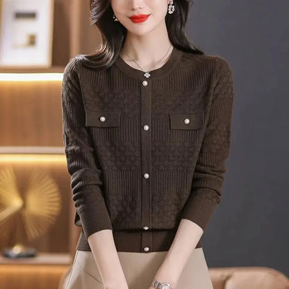 2023 Women Sweaters Autumn Winter Long Sleeve Pullovers Knitwears Warm Pullovers Korean Fashion Bottoming Shirts Slim Fit Jumper