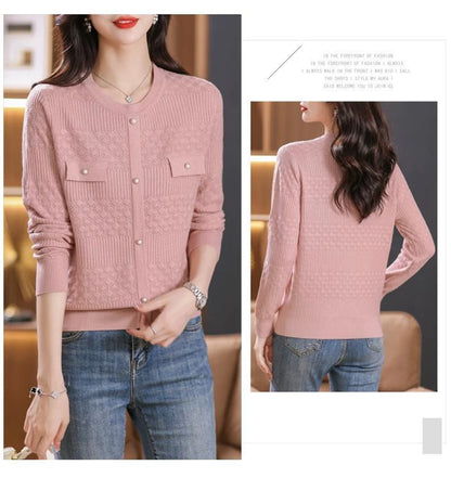2023 Women Sweaters Autumn Winter Long Sleeve Pullovers Knitwears Warm Pullovers Korean Fashion Bottoming Shirts Slim Fit Jumper