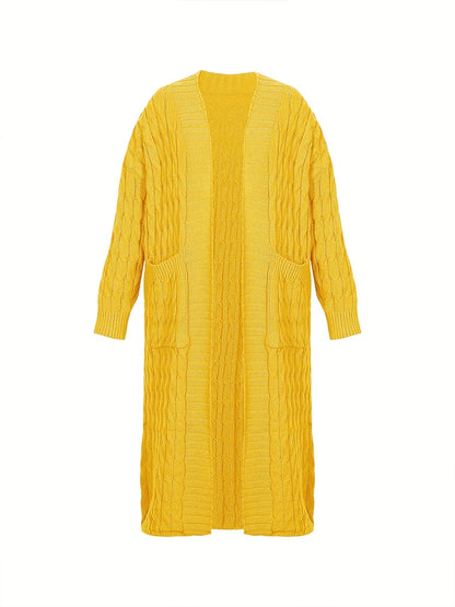 CozyFall Long Knit Cardigan