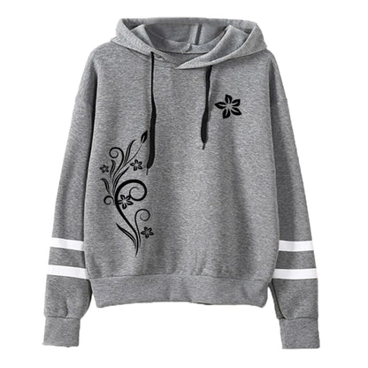 New in Womens Tracksuit Casual Print Sweatshirts Outdoors Sports Jogging Womens Clothing Single Piece Stripe Hoodies Streetwear