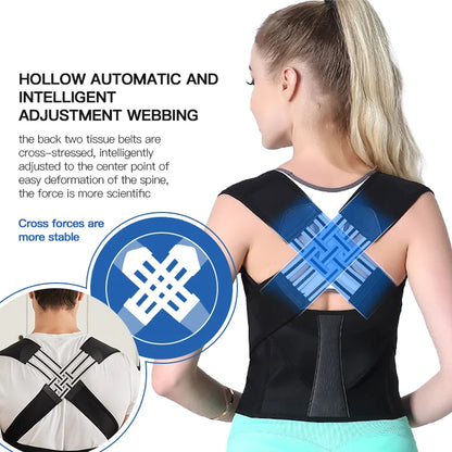 Adjustable Back Posture Corrector for Women and Men